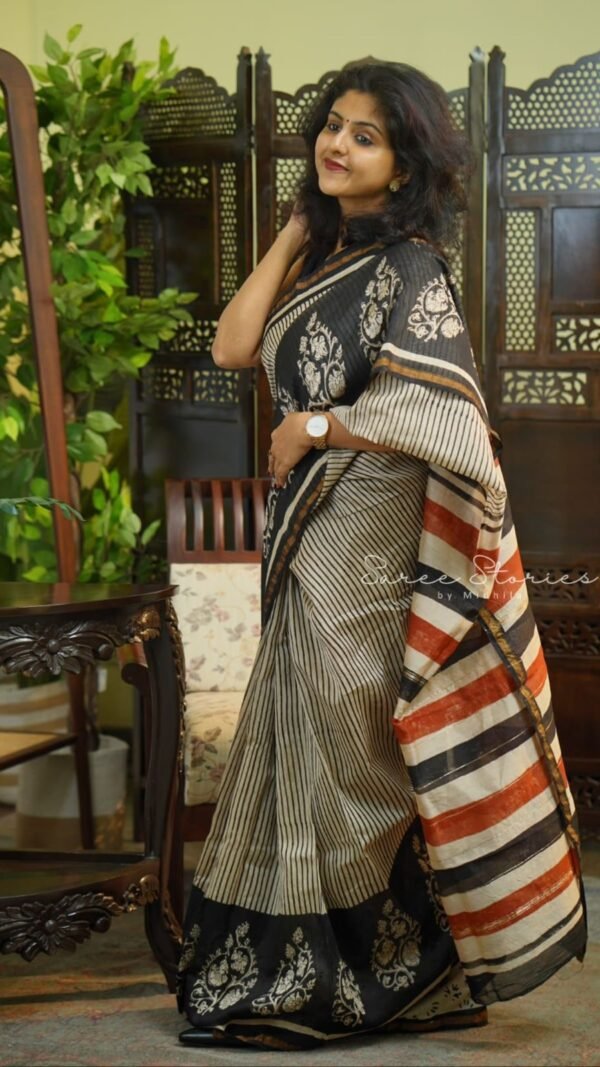 Chanderi Silk Saree for Women Lightweight Designer Saree Under ₹999