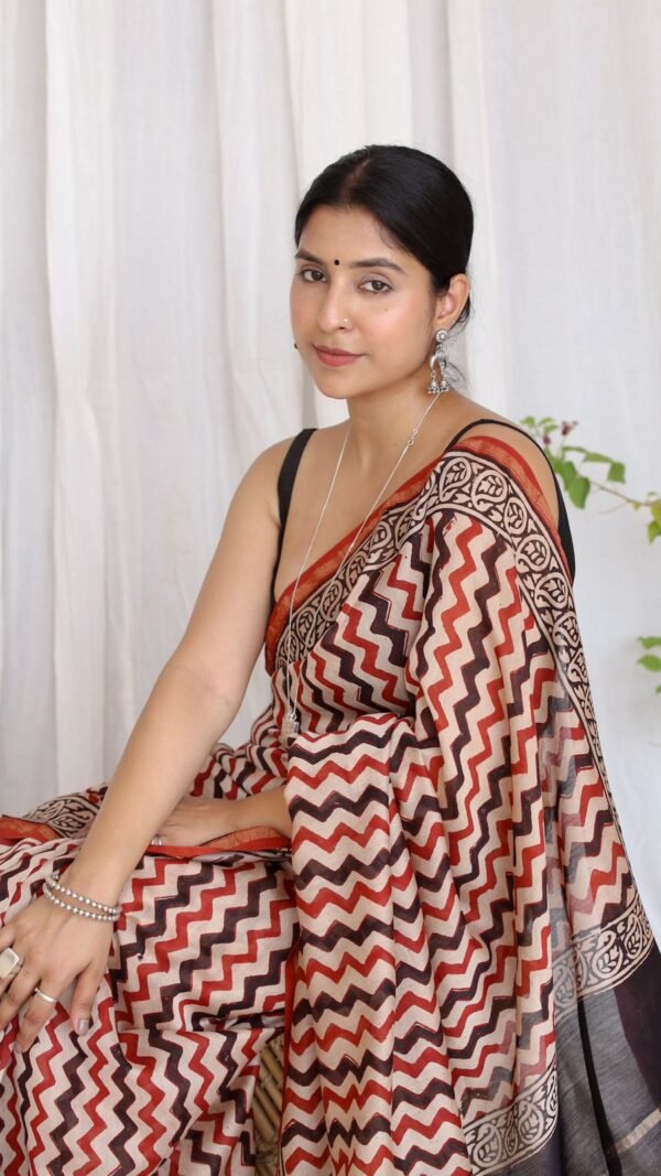 Designer Chanderi Silk Saree Online | Lightweight Party Wear Saree