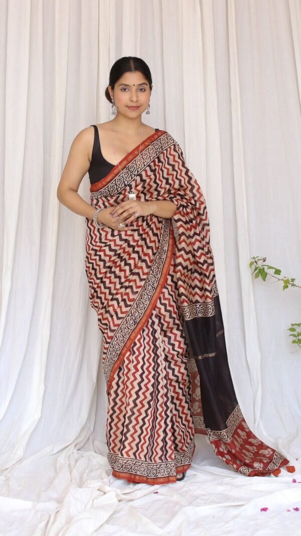 Designer Chanderi Silk Saree Online | Lightweight Party Wear Saree