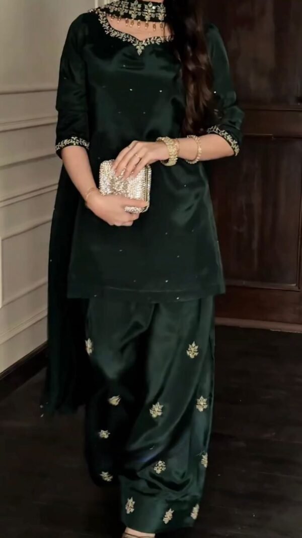 Party Wear Farshi Salwar Suit for Women Heavy Crepe Designer Set with Dupatta