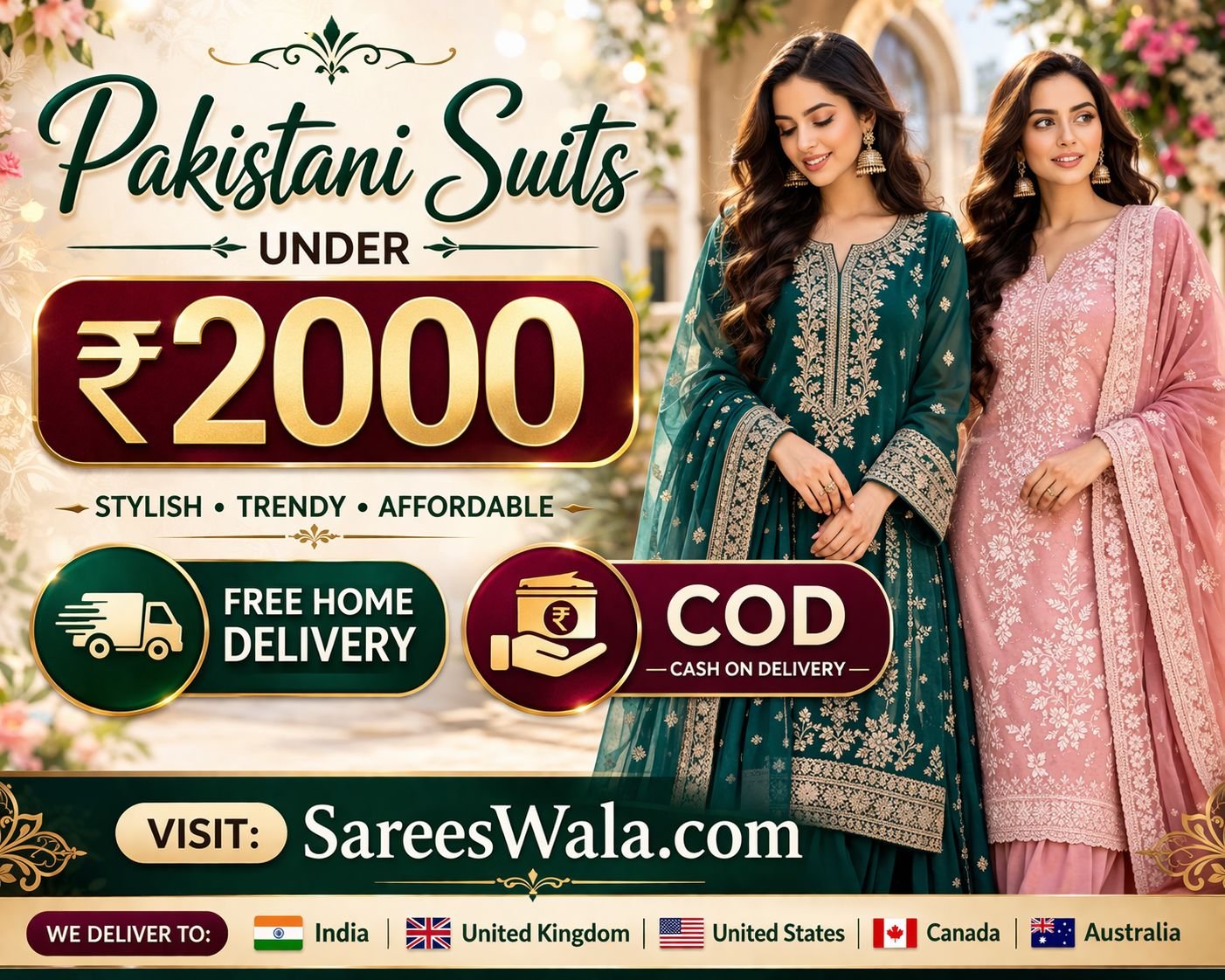 Pakistani Suits Under 2000